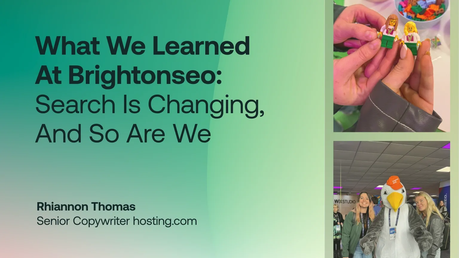 What we learned at BrightonSEO: search is changing, and so are we