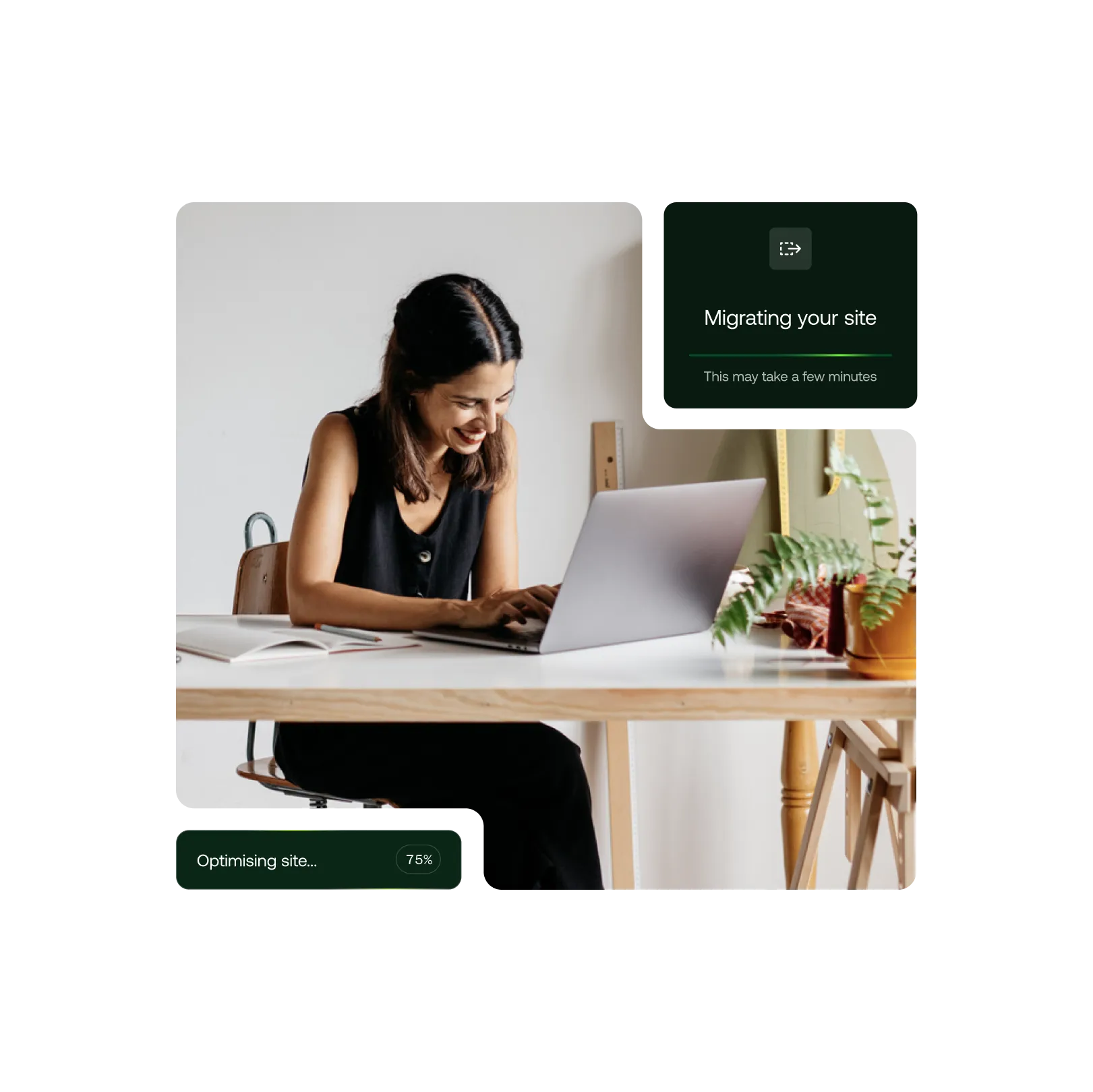 Web hosting dashboard